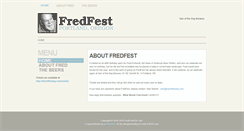 Desktop Screenshot of fredfestpdx.com