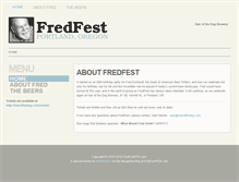 Tablet Screenshot of fredfestpdx.com